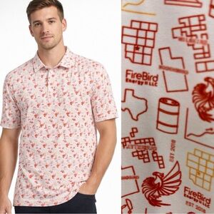 FORE FATHERS Performance Polo Shirt Texas Heritage size XL